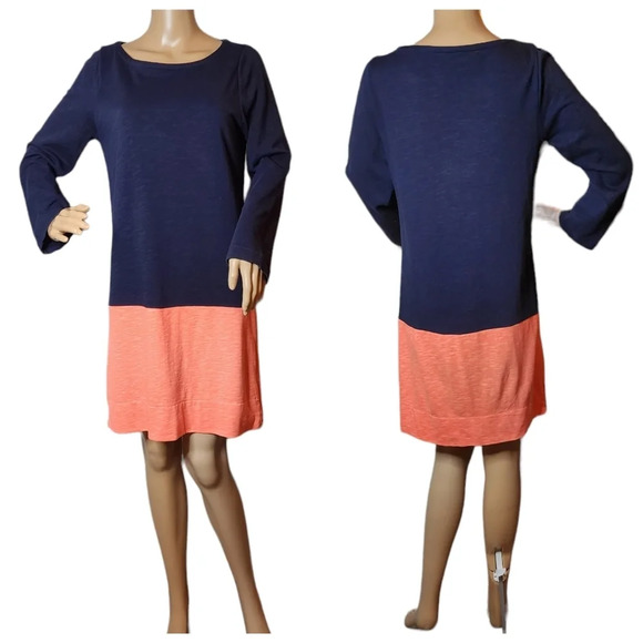 J. Crew dress. Side zip. Color block.  Small - Picture 1 of 16